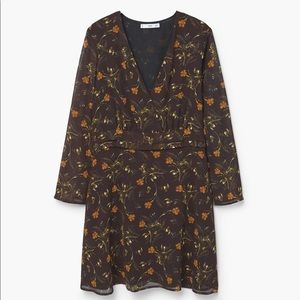 Mango Floral Print Dress